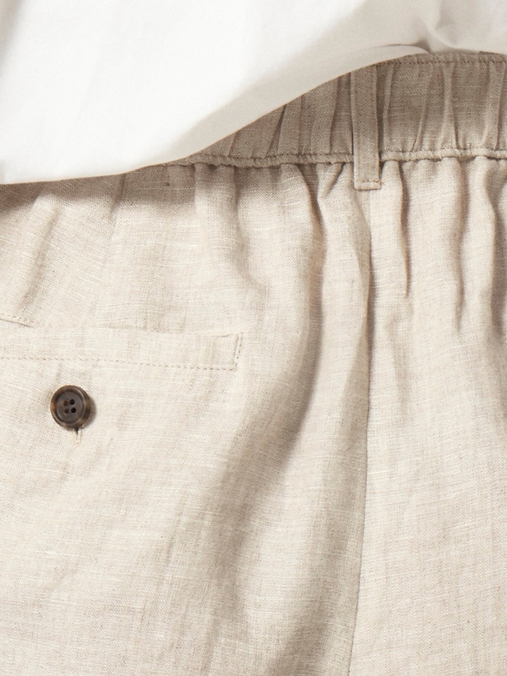 New JCREW Size S Harbor Pant in Linen Flax $118 CH853 - Picture 2 of 5